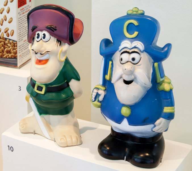 Image: Installation view of "A World of Characters: Advertising Icons from the Warren Dotz Collection"