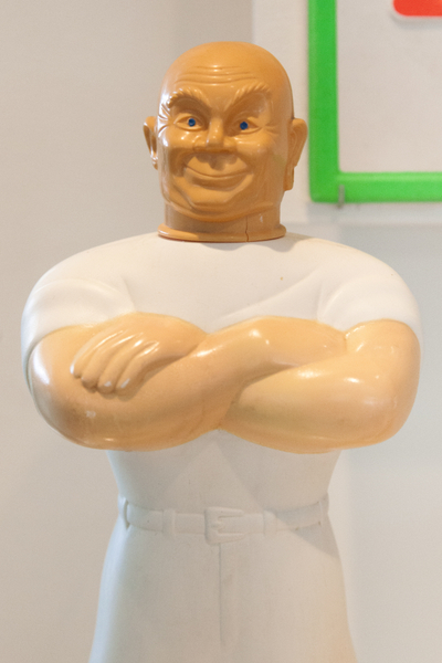 Image: Installation view of "A World of Characters: Advertising Icons from the Warren Dotz Collection"