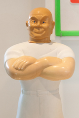 Image: Installation view of "A World of Characters: Advertising Icons from the Warren Dotz Collection"