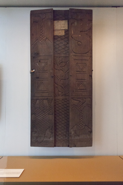 Image: Installation view of "Doors: Entryways to World Culture"