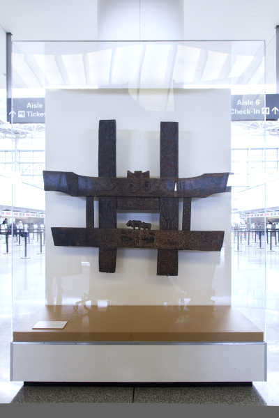 Image: Installation view of "Doors: Entryways to World Culture"
