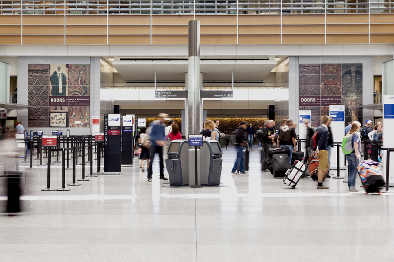 Image: Installation view of "Doors: Entryways to World Culture"