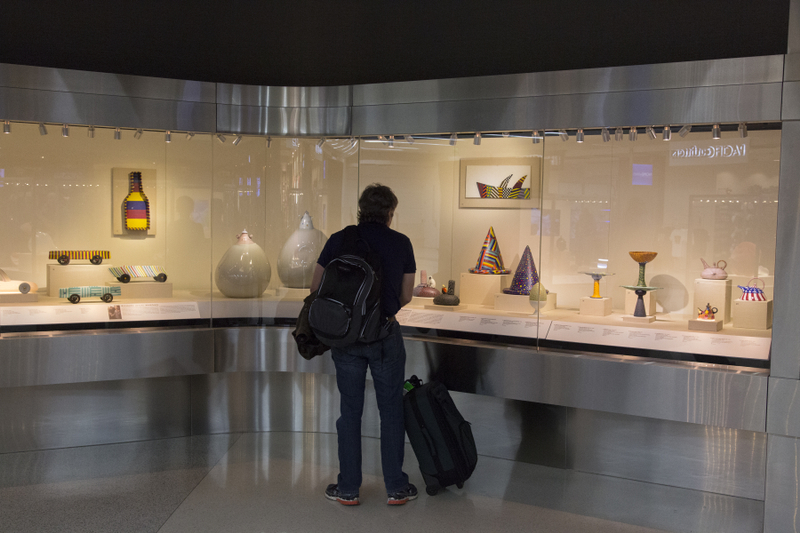 Image: Installation view of "Studio Glass, The Art of Marvin Lipofsky, Richard Marquis, John Lewis and Elin Christopherson"