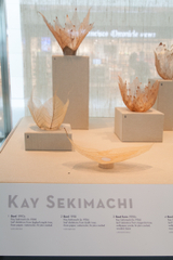 Image: Installation view of "Turn, Weave, Fire and Fold: Vessels from the Forrest L. Merrill Collection"