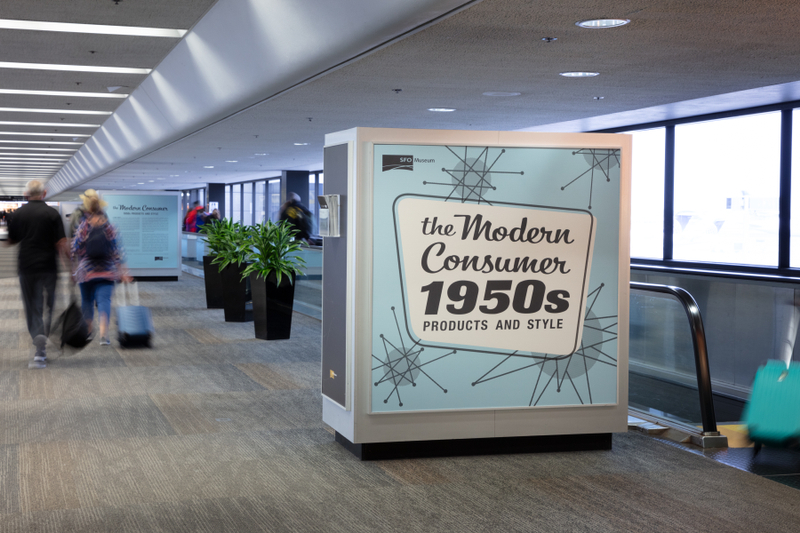 Image: Installation view of "The Modern Consumer – 1950s Products and Styles"