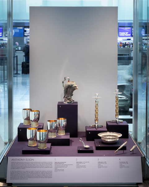 Image: Installation view of "A Sterling Renaissance, British Silver Design 1957-2018"