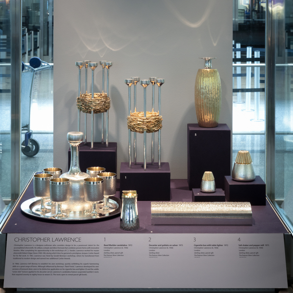 Image: Installation view of "A Sterling Renaissance, British Silver Design 1957-2018"