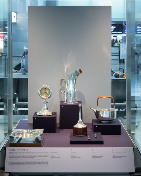 Image: Installation view of "A Sterling Renaissance, British Silver Design 1957-2018"