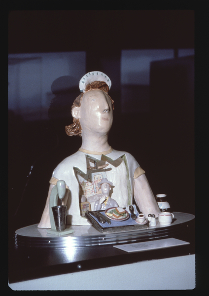 Image: Installation view of "Airport Cafe"