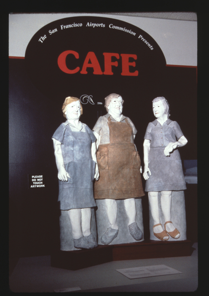 Image: Installation view of "Airport Cafe"