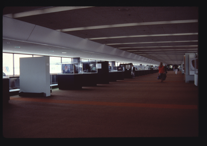 Image: Installation view of "Airport Cafe"