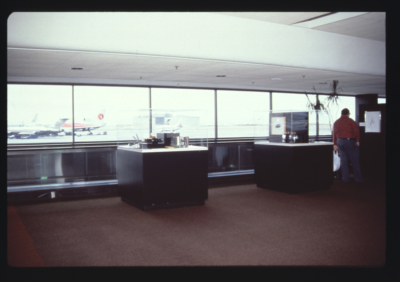 Image: Installation view of "Airport Cafe"
