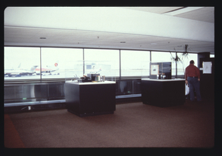 Image: Installation view of "Airport Cafe"
