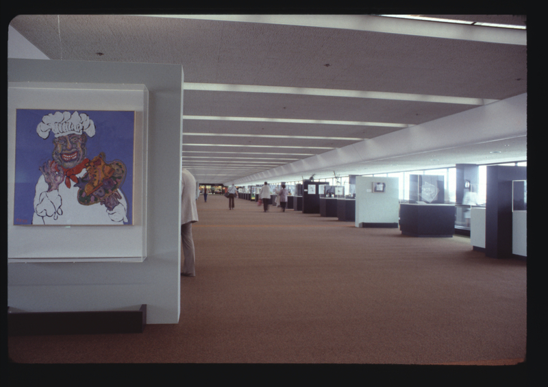 Image: Installation view of "Airport Cafe"