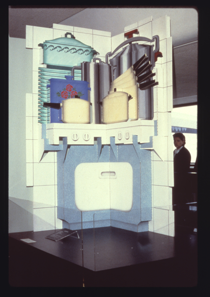 Image: Installation view of "Airport Cafe"