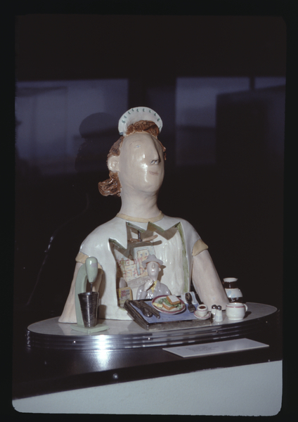 Image: Installation view of "Airport Cafe"