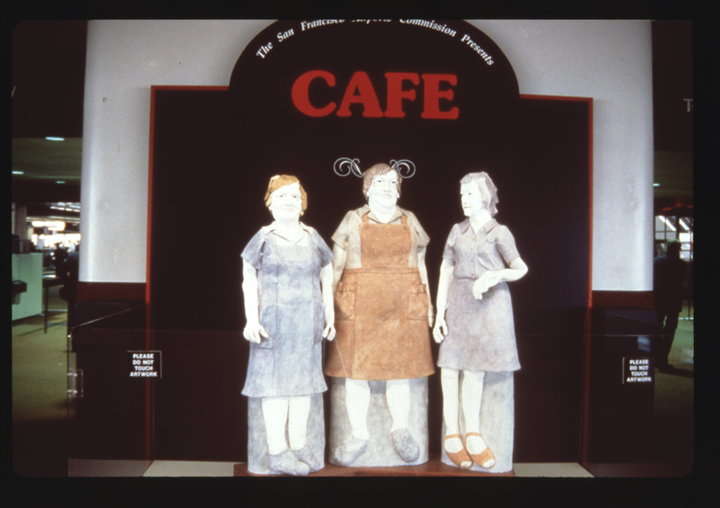 Image: Installation view of "Airport Cafe"