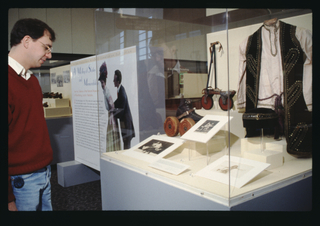 Image: Installation view of "A Medley of Skates and Memorabilia"