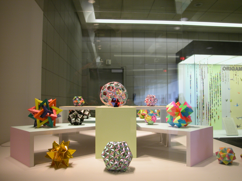 Image: Installation view of "Origami: The Art of Paper Folding"