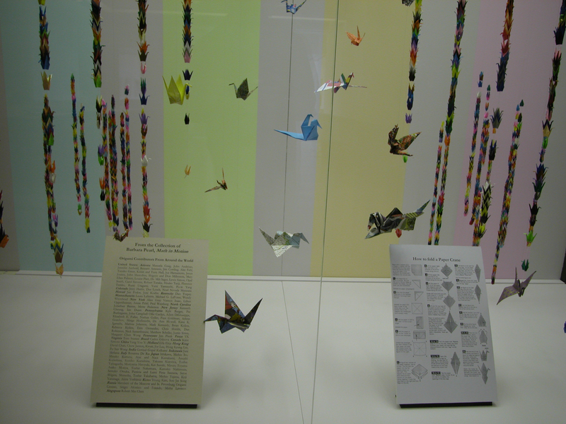 Image: Installation view of "Origami: The Art of Paper Folding"