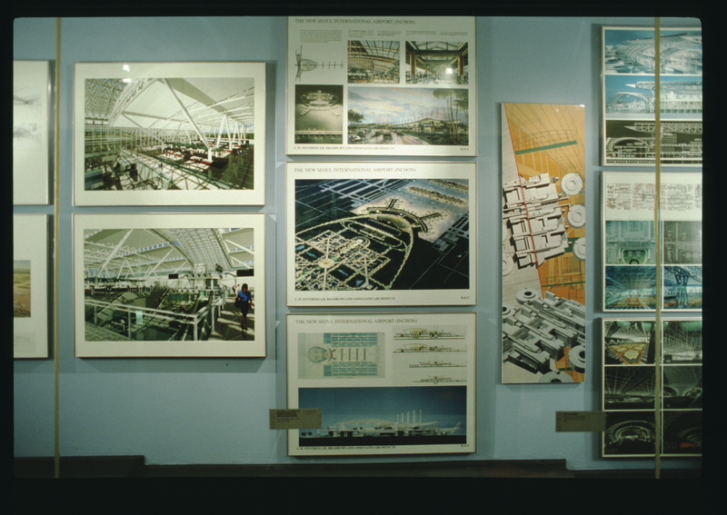 Image: Installation view of "Building for Air Travel"
