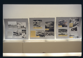Image: Installation view of "Building for Air Travel"