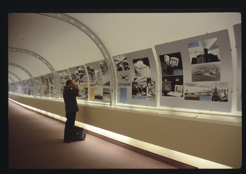 Image: Installation view of "Building for Air Travel"