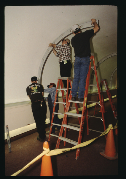 Image: Installation view of "Building for Air Travel"