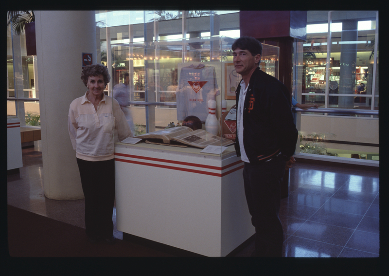 Image: Installation view of "Bowling: A Unique American Art Form"