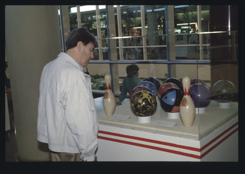 Image: Installation view of "Bowling: A Unique American Art Form"