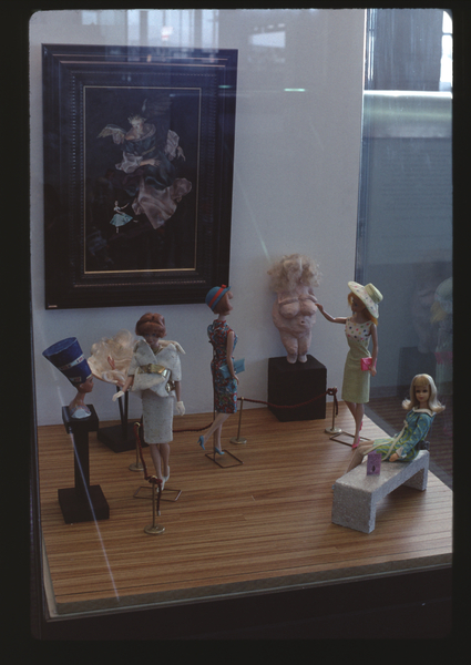 Image: Installation view of "Barbie® Takes A Vacation to Exotic Places"
