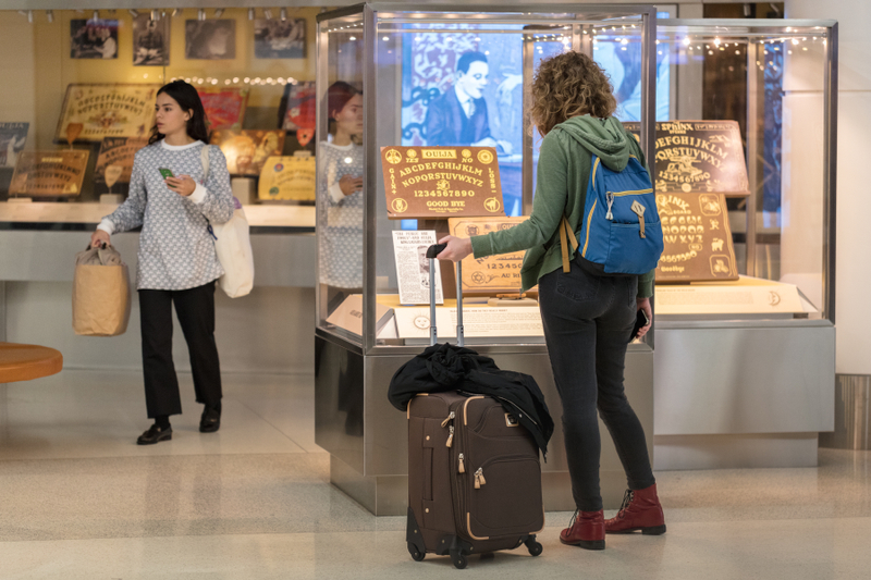 Image: Installation view of "The Mysterious Talking Board: Ouija and Beyond"