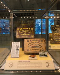 Image: Installation view of "The Mysterious Talking Board: Ouija and Beyond"