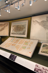 Image: Installation view of "San Francisco, From the David Rumsey Map Collection"