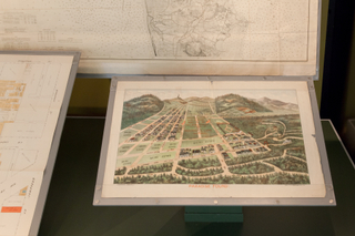 Image: Installation view of "San Francisco, From the David Rumsey Map Collection"