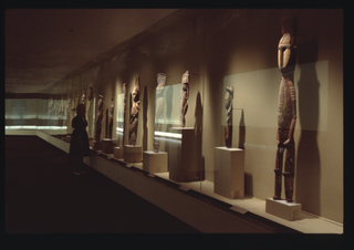 Image: Installation view of "Ancestor Figures from New Guinea"