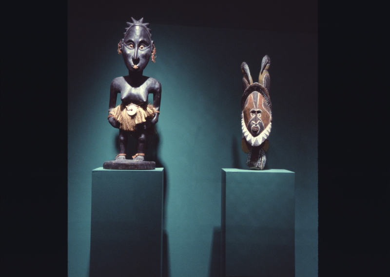 Image: Installation view of "Ancestor Figures from New Guinea"