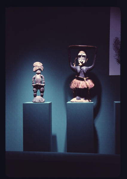 Image: Installation view of "Ancestor Figures from New Guinea"