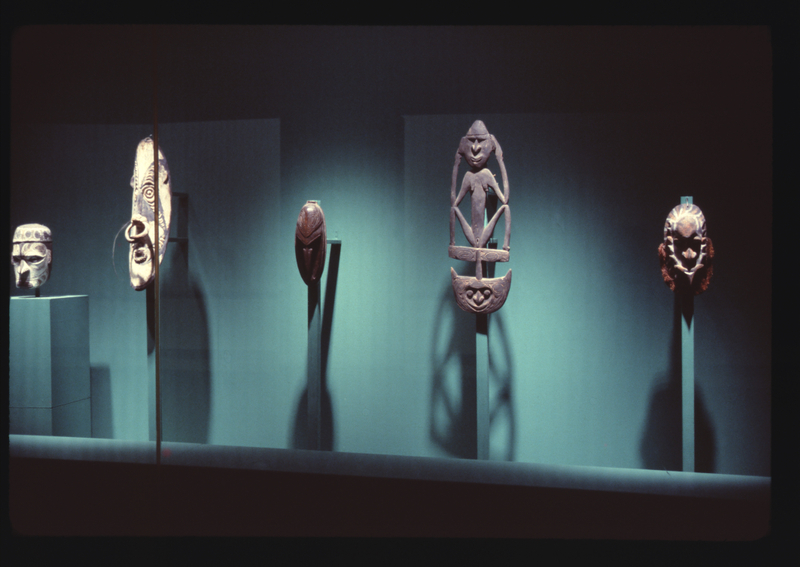 Image: Installation view of "Ancestor Figures from New Guinea"