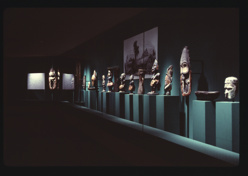 Image: Installation view of "Ancestor Figures from New Guinea"