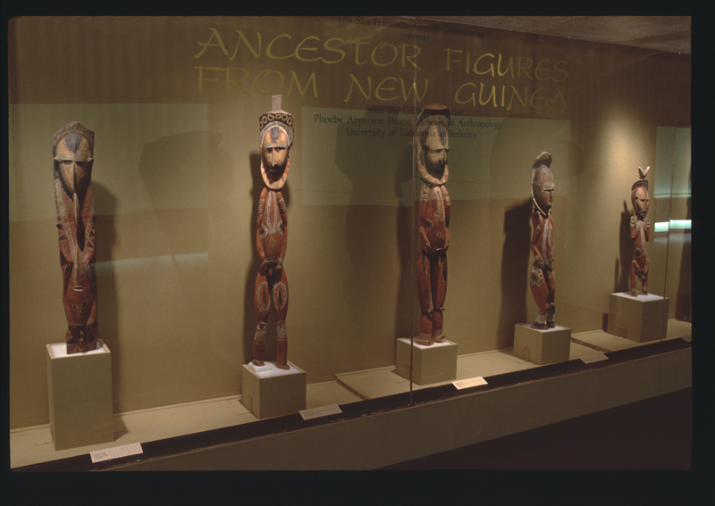 Image: Installation view of "Ancestor Figures from New Guinea"