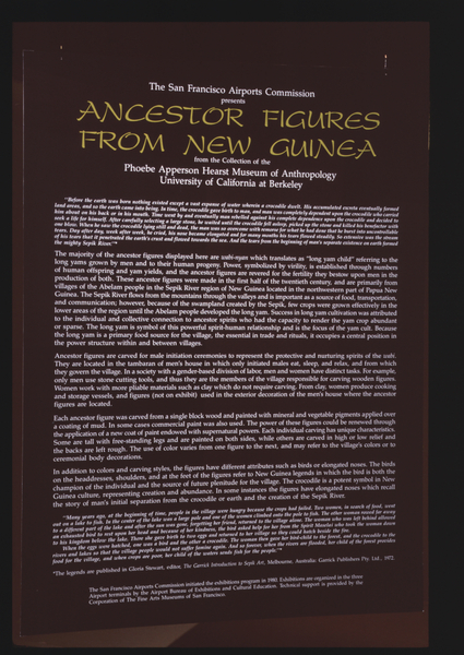 Image: Installation view of "Ancestor Figures from New Guinea"