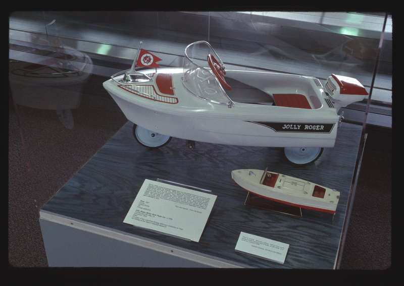 Image: Installation view of "Before the 21st Century: An Ode to Boats, Cars, Motorcycles, Planes, and Trains"