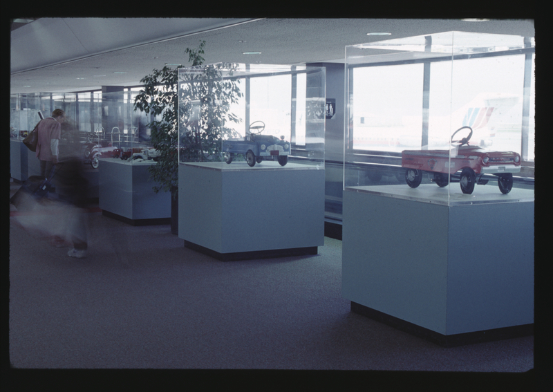 Image: Installation view of "Before the 21st Century: An Ode to Boats, Cars, Motorcycles, Planes, and Trains"