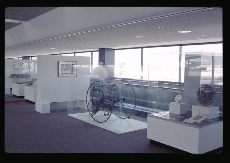 Image: Installation view of "Before the 21st Century: An Ode to Boats, Cars, Motorcycles, Planes, and Trains"