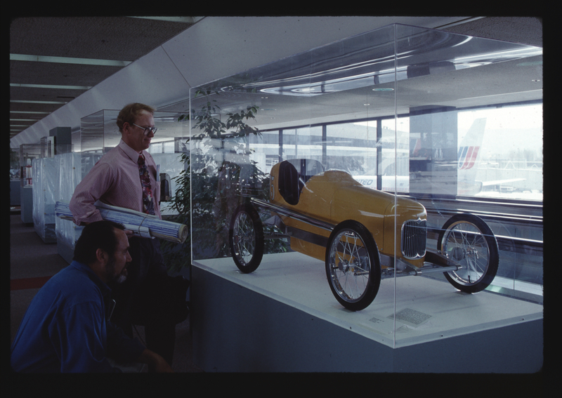 Image: Installation view of "Before the 21st Century: An Ode to Boats, Cars, Motorcycles, Planes, and Trains"
