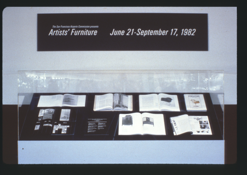 Image: Installation view of "Artist's Furniture: New Dimensions and Statements in Design"