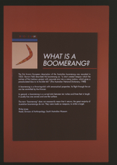 Image: Installation view of "Boomerang"