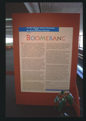 Image: Installation view of "Boomerang"