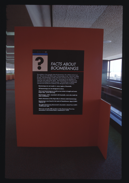 Image: Installation view of "Boomerang"